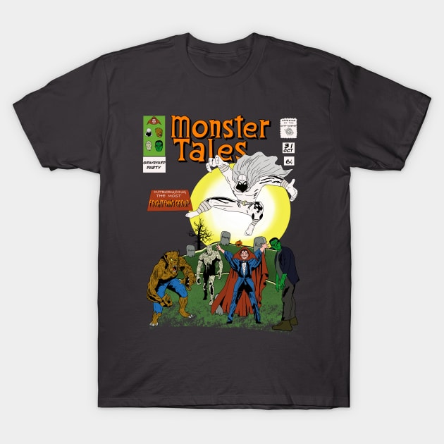 Monster Tales Comic T-Shirt by Milasneeze